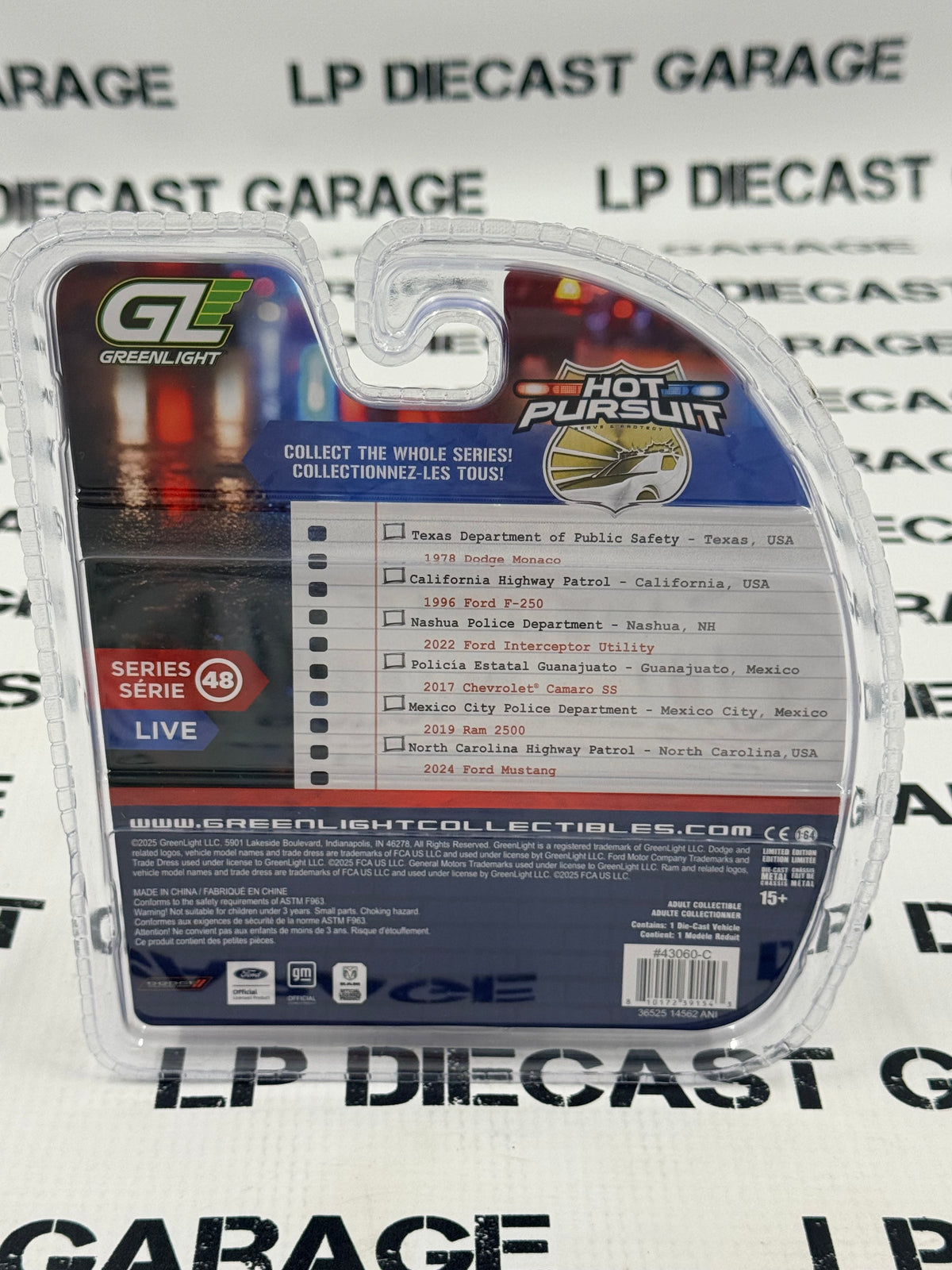 GREENLIGHT 2022 Ford Interceptor Utility Nashua Police Dept. 1:64 Diecast Hot Pursuit