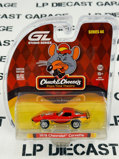 GREENLIGHT 1978 Chevrolet Corvette Chuck E Cheese 1:64 Diecast Studio Series