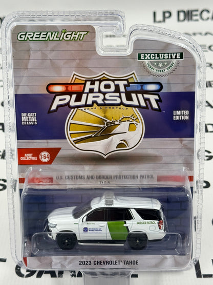 GREENLIGHT 2023 Chevrolet Tahoe US Customs Border Patrol 1:64 Diecast Hot Pursuit