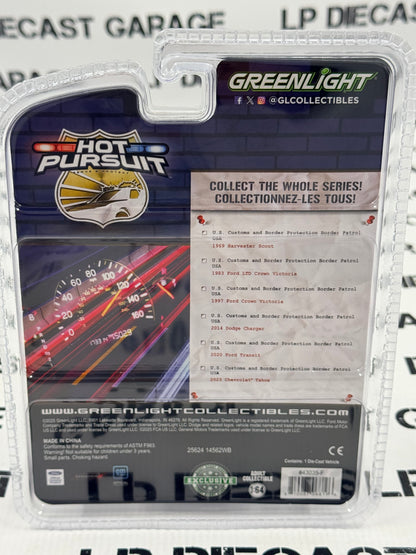 GREENLIGHT 2023 Chevrolet Tahoe US Customs Border Patrol 1:64 Diecast Hot Pursuit