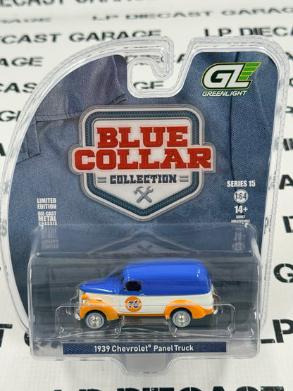 GREENLIGHT 1939 Chevrolet Panel Truck Union 76 1:64 Diecast Blue Collar