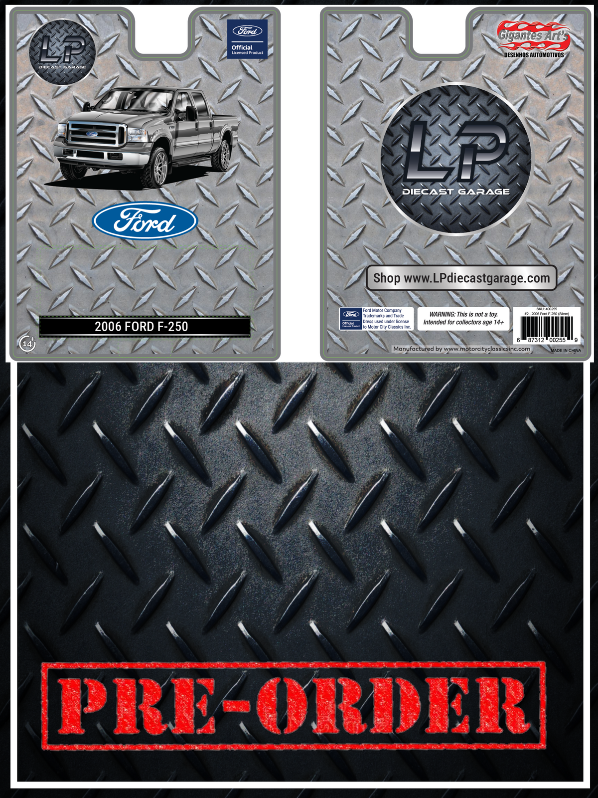 MCC 2006 Ford F-250 Silver Metallic Truck LP Exclusive 1:64 Diecast PRE-ORDER