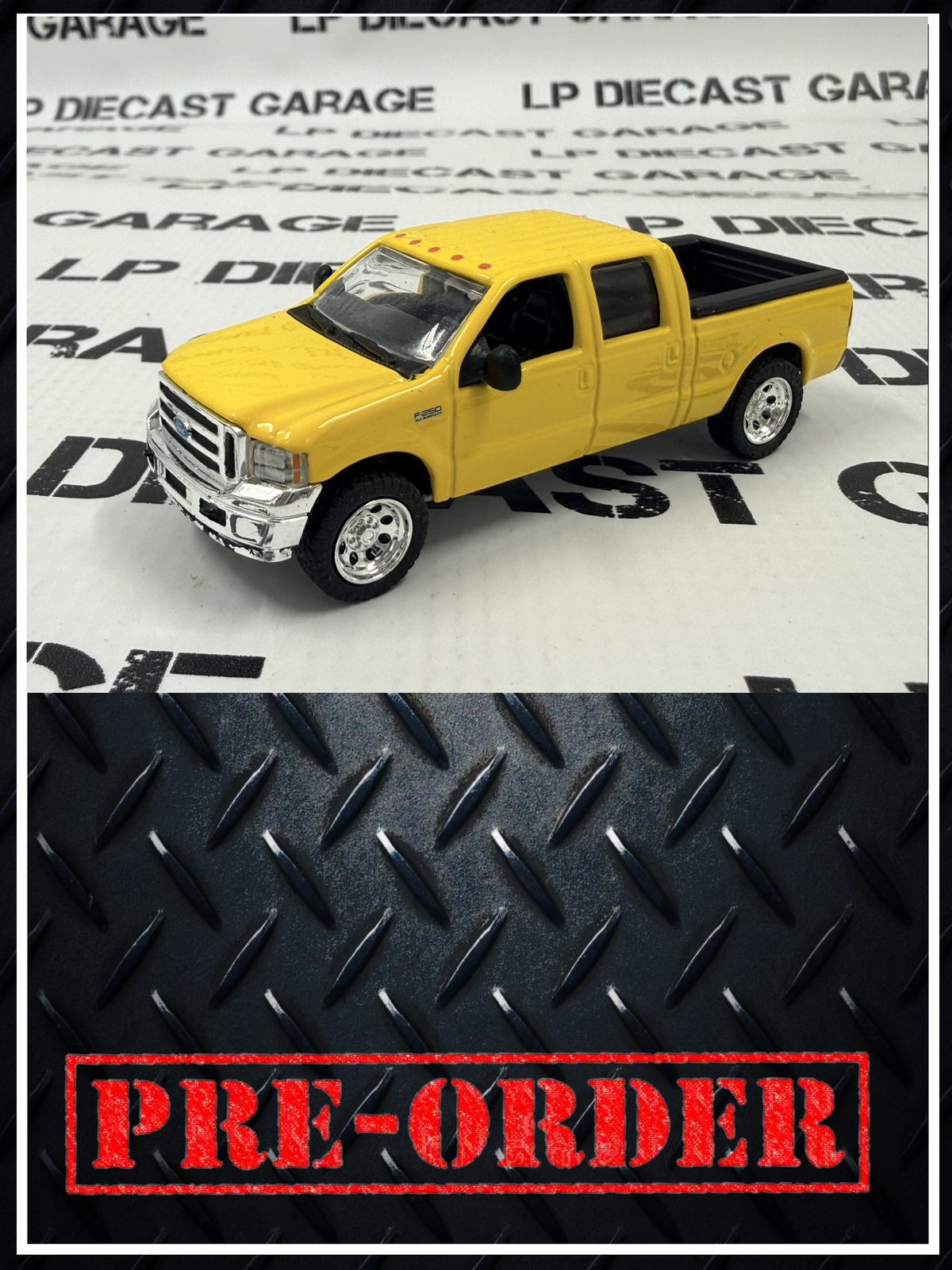 MCC 2006 Ford F-250 Screaming Yellow Truck LP Exclusive 1:64 Diecast PRE-ORDER