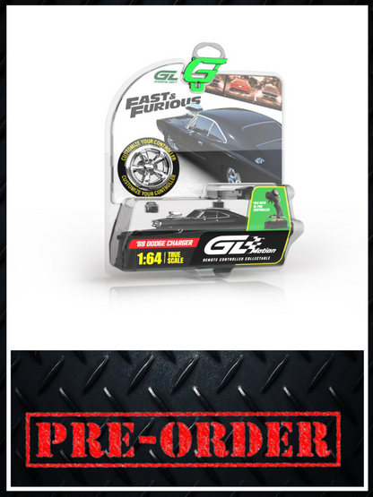 GREENLIGHT Motion '70 Dodge Charger The Fast & The Furious Car and Case 1:64 scale RC Car PRE-ORDER