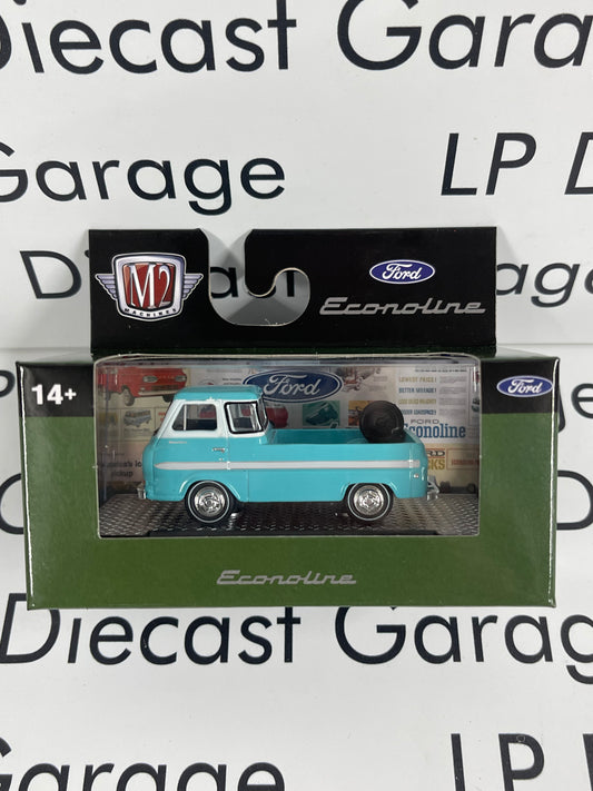M2 Machines 1965 Ford Econoline Truck Teal Blue Pick Up 1:64 Diecast