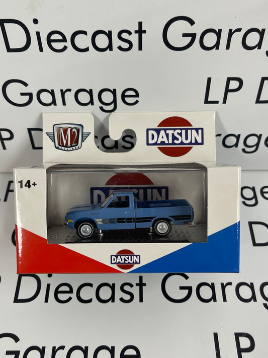 M2 Machines 1977 Datsun Pickup Light Blue Truck 1:64 Diecast