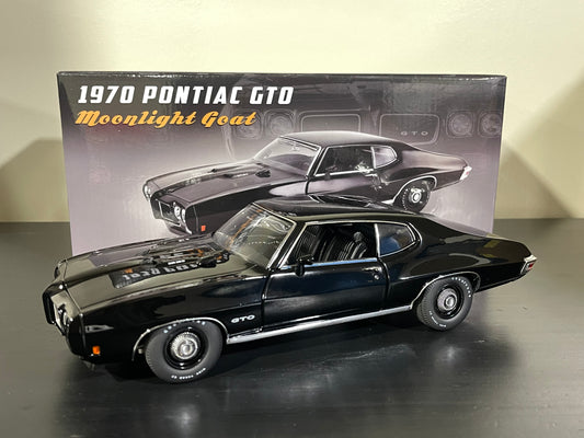 ACME 1970 Pontiac GTO Black Moonlight Goat A1801218 1:18 Diecast