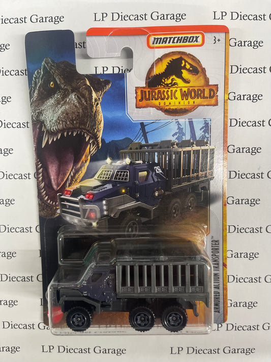 MATCHBOX Jurassic World Armored Action Transporter 1:64 Scale Diecast Car