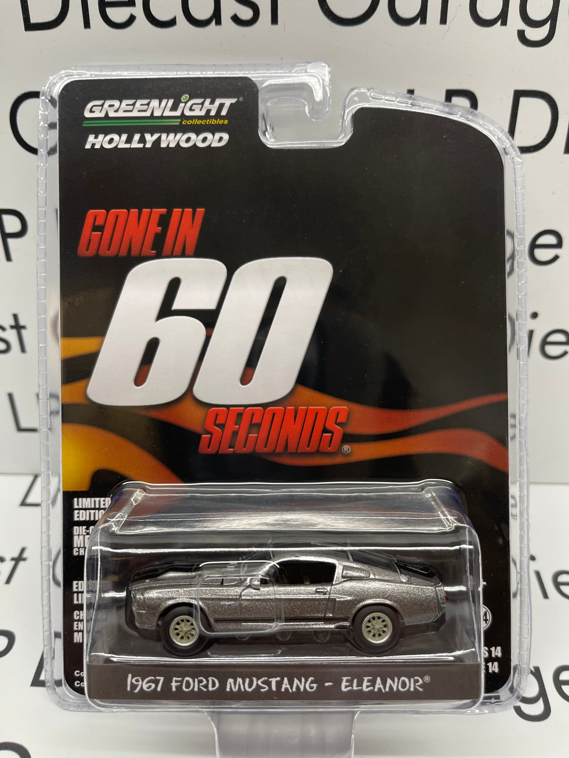 GREENLIGHT 1967 Ford Mustang Shelby Gt500 Eleanor Gone in 60