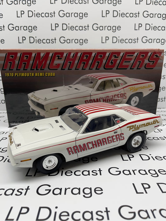 ACME 1970 Plymouth Cuda Super Stock Ramchargers A1806128 1:18 Diecast