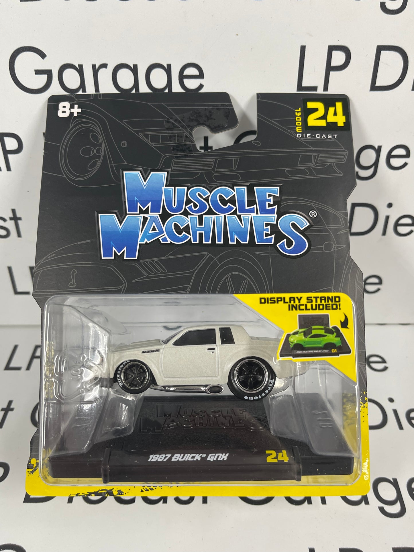 MAISTO 1987 Buick GNX White 1:64 Diecast Muscle Machines