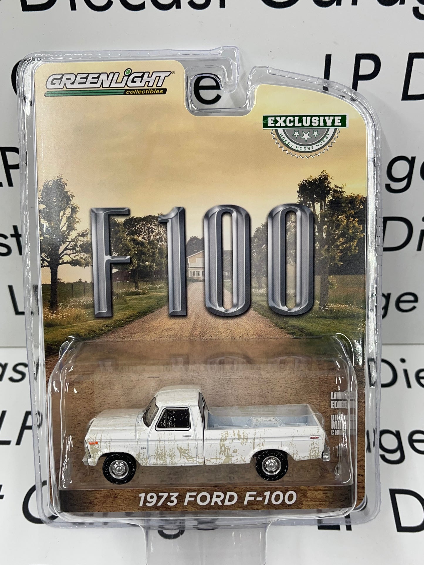 GREENLIGHT 1973 Ford F 100 White Farm Truck DOH 1 64 Diecast LP