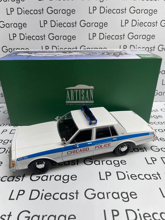 GREENLIGHT 1989 Chevrolet Caprice CAPS Chicago Police 1:18 Diecast