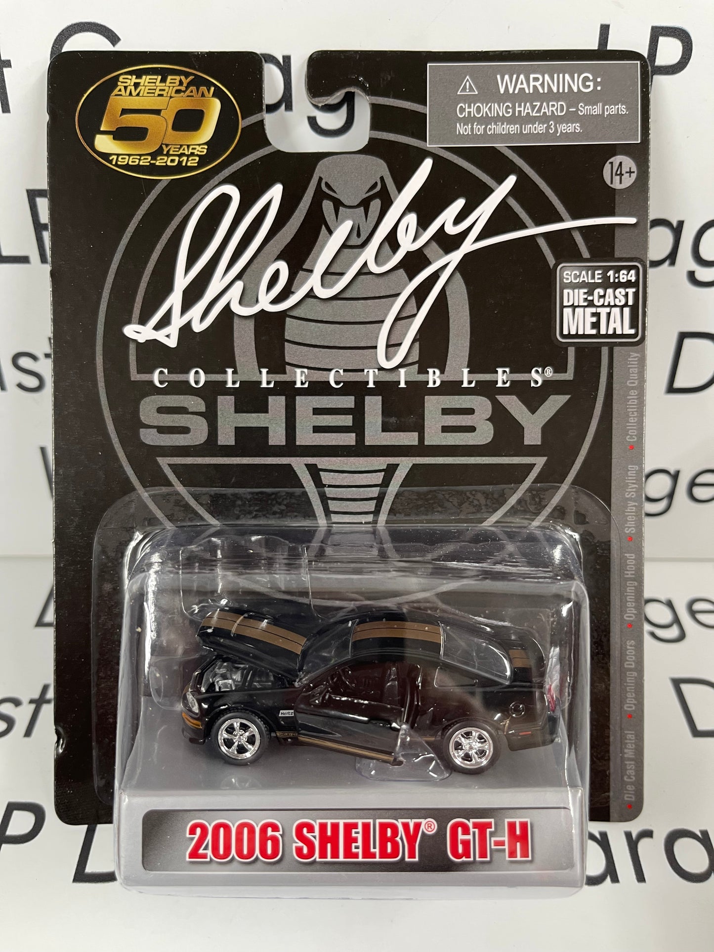SHELBY COLLECTIBLES 2006 Ford Mustang Shelby GT-H Black Gold 1:64 Diecast