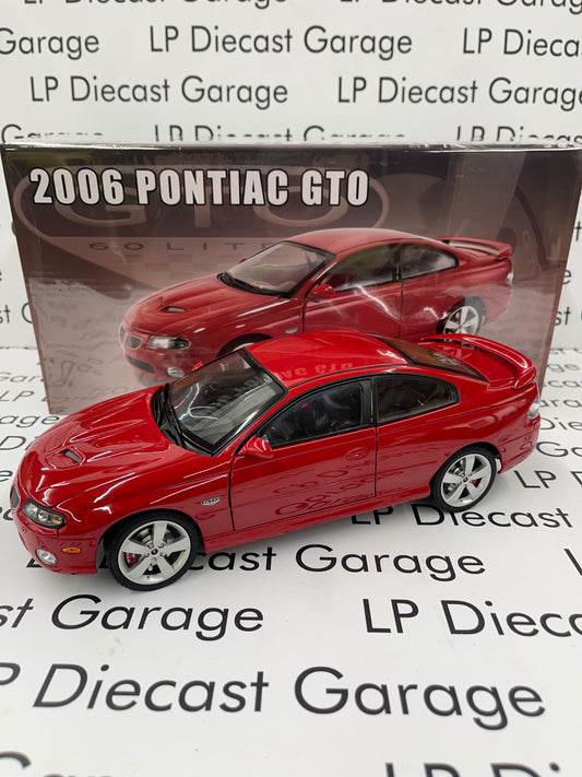 GMP 2006 Pontiac GTO Spice Red w/ Black Interior 18980 1:18 Diecast