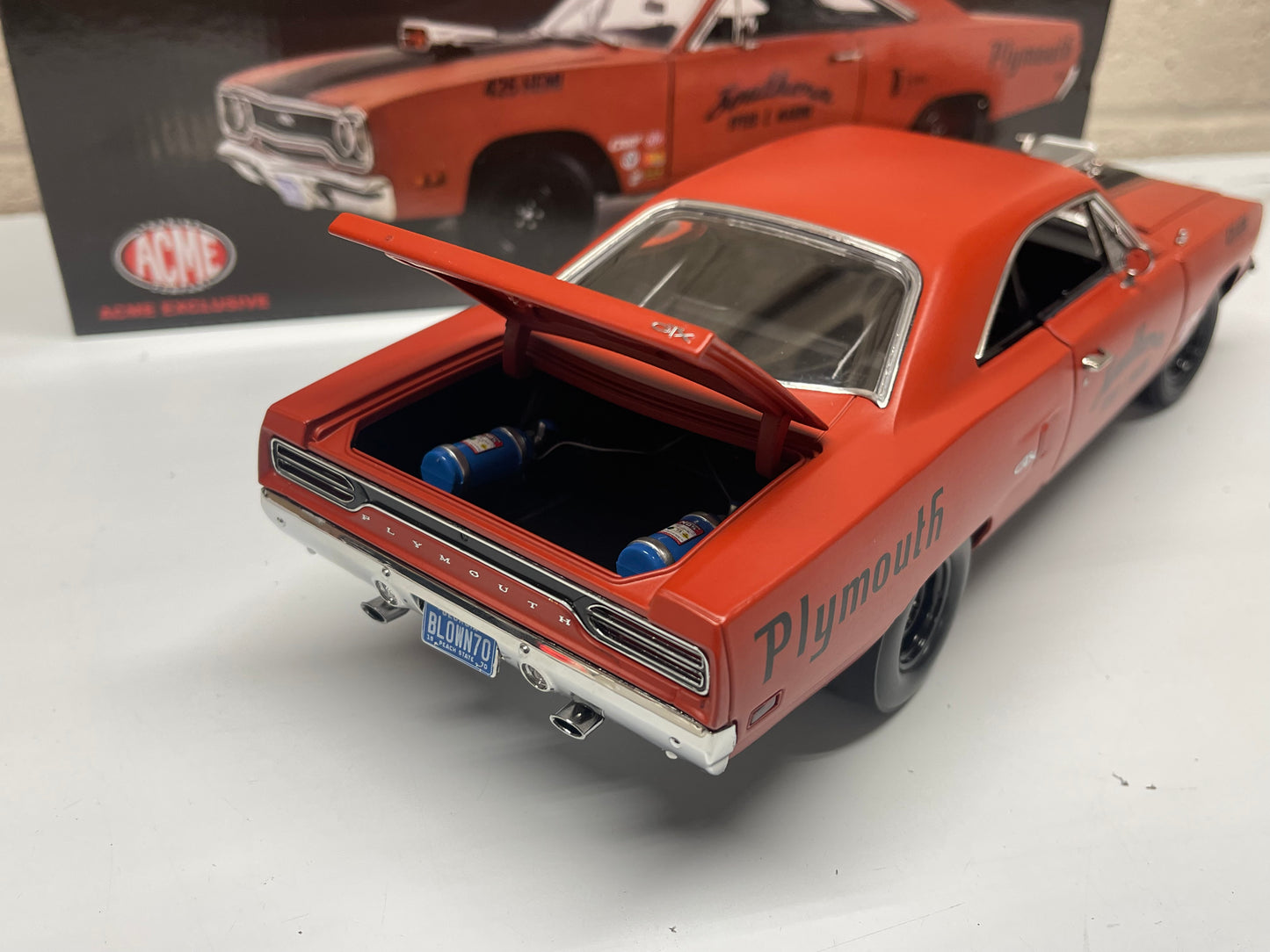 GMP 1970 Plymouth GTX Southern Speed & Marine Drag Car ACME Exclusive 1 of 522 Made 1:18 Diecast
