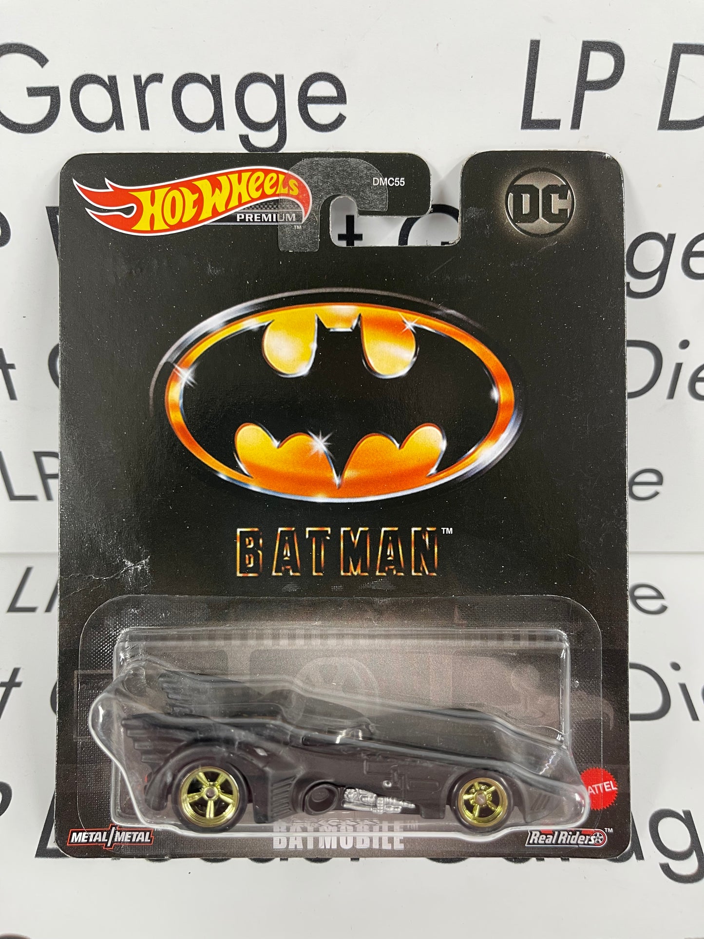 HOT WHEELS Premium 1989 Batman Batmobile DC Black 1:64 Diecast