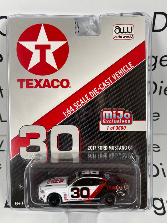 AUTO WORLD 2017 Ford Mustang GT Texaco MiJo Exclusive 1:64 Diecast